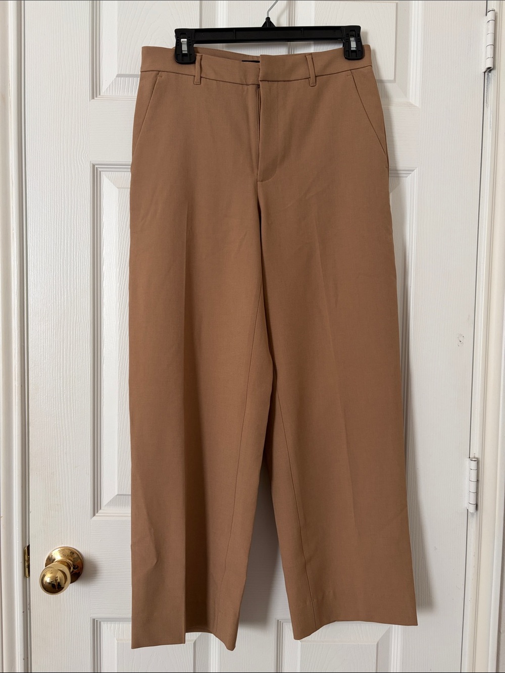 Banana Republic Women’s Wide-Leg Dress Pants in Camel/Tan